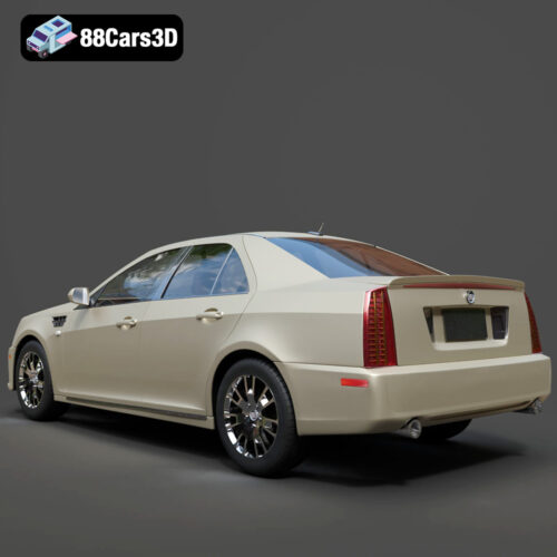 Cadillac STS-005 3D Model - Gallery Image 5 Cadillac STS-005 3D Model