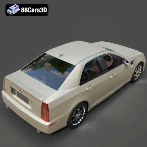 Cadillac STS-005 3D Model - Gallery Image 7 Cadillac STS-005 3D Model