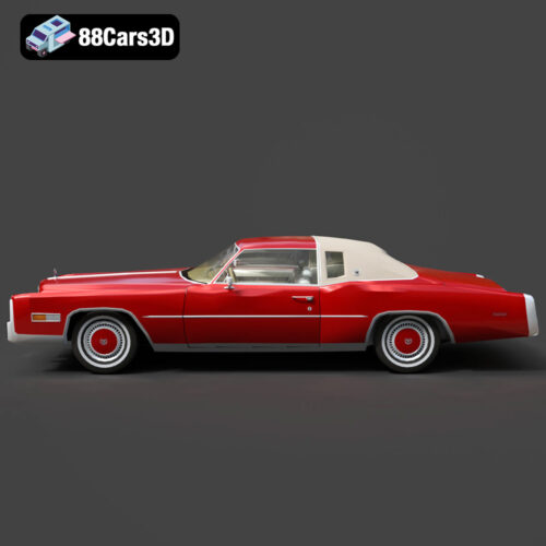 Cadillac Eldorado 1978 3D Model - Gallery Image 6 Cadillac Eldorado 1978 3D Model