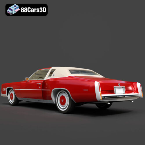 Cadillac Eldorado 1978 3D Model - Gallery Image 5 Cadillac Eldorado 1978 3D Model