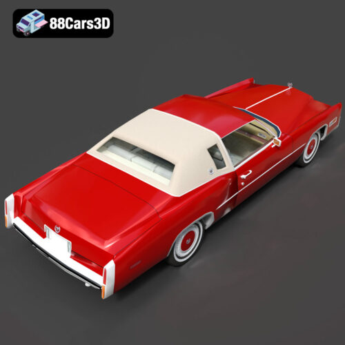 Cadillac Eldorado 1978 3D Model - Gallery Image 7 Cadillac Eldorado 1978 3D Model