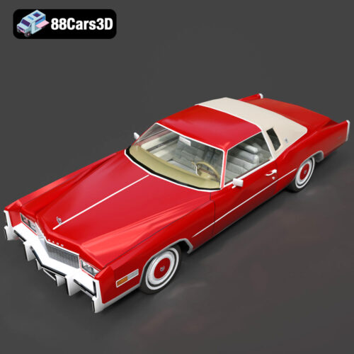 Cadillac Eldorado 1978 3D Model - Gallery Image 1 Cadillac Eldorado 1978 3D Model