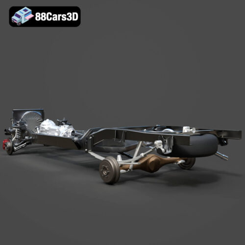 Toyota Tundra Pickup Chassis 3D Model