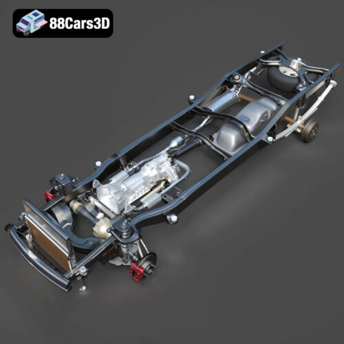 Toyota Tundra Pickup Chassis 3D Model