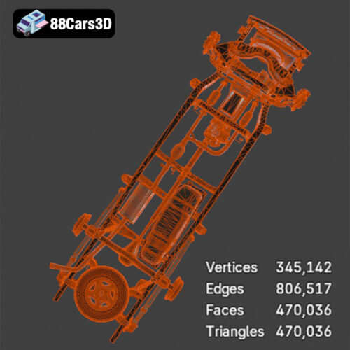Toyota Tundra Pickup Chassis 3D Model