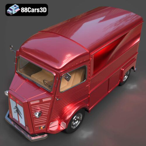 Citroen_H_Van_1980-006 Citroën H Van 1980 3D Model