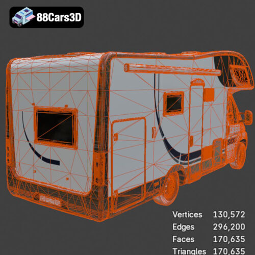 Fiat Ducato Mc Louis Tandy 620-007 3D Model