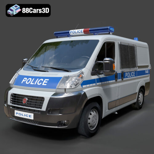 Fiat Ducato SWB-001 3D Model