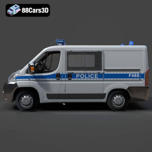 Fiat Ducato SWB-001 3D Model