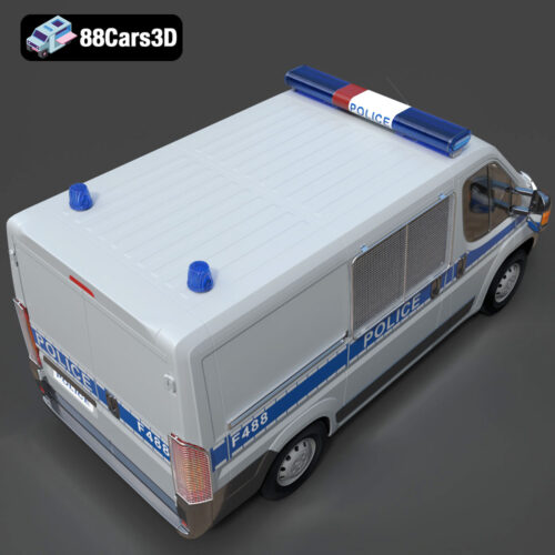 Fiat Ducato SWB-001 3D Model