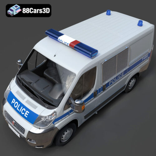 Fiat Ducato SWB-001 3D Model