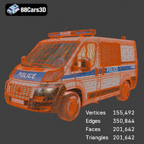 Fiat Ducato SWB-001 3D Model