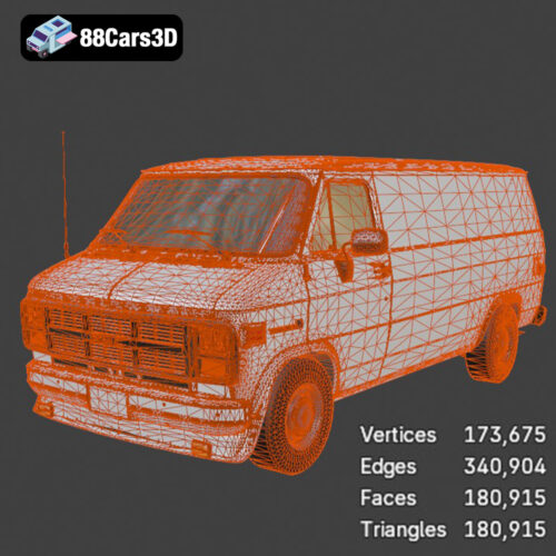 GMC Vandura G-1500 1983 3D Model