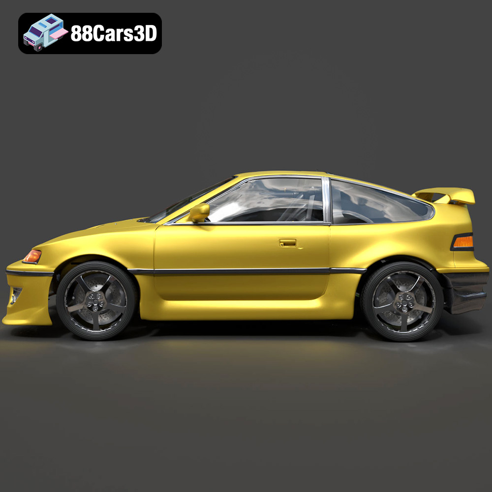 Honda CRX 1980 3D Model