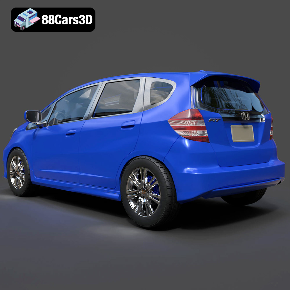 Honda Fit 2008 3D Model