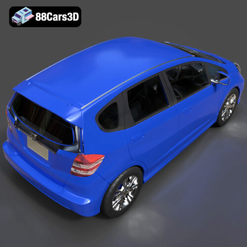 Honda Fit 2008 3D Model - Gallery Image 7 Honda Fit 2008 3D Model