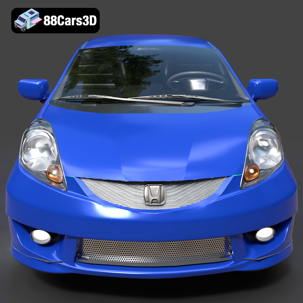 Honda Fit 2008 3D Model