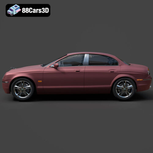 Jaguar S-Type Sedan 3D Model - Gallery Image 2 Jaguar S-Type Sedan 3D Model