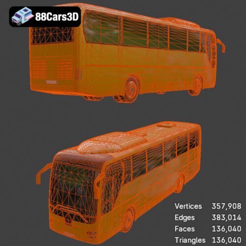 MAN Lion’s Coach 3D Model