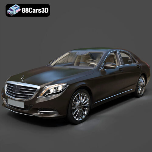 Mercedes-Benz S500 2022 3D Model - Main Image Mercedes-Benz S500 2022 3D Model