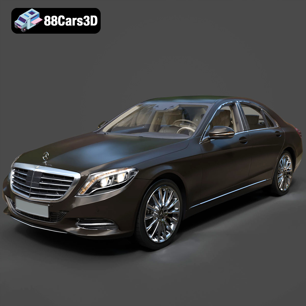 Mercedes-Benz S500 2022 3D Model