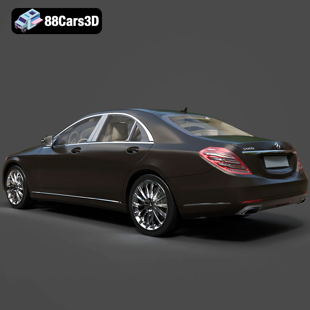 Mercedes-Benz S500 2022 3D Model