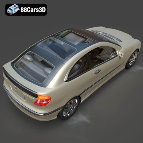 Mercedes Benz C230 3D Model - Gallery Image 1 Mercedes Benz C230 3D Model