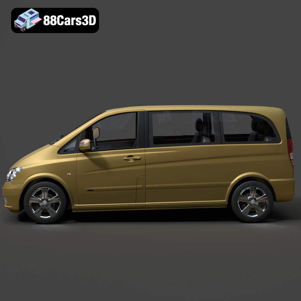 Mercedes-Benz Viano 2010 3D Model
