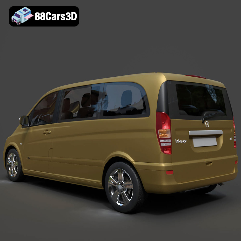 Mercedes-Benz Viano 2010 3D Model
