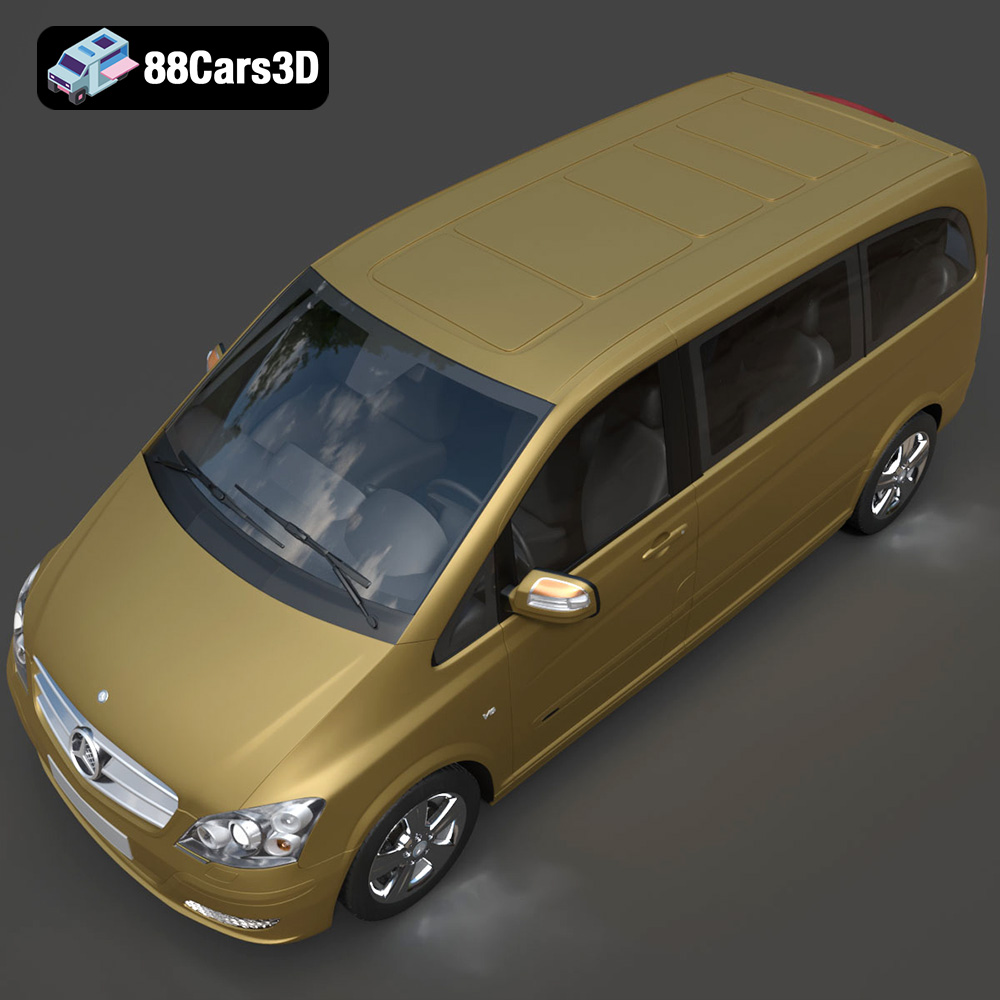 Mercedes-Benz Viano 2010 3D Model