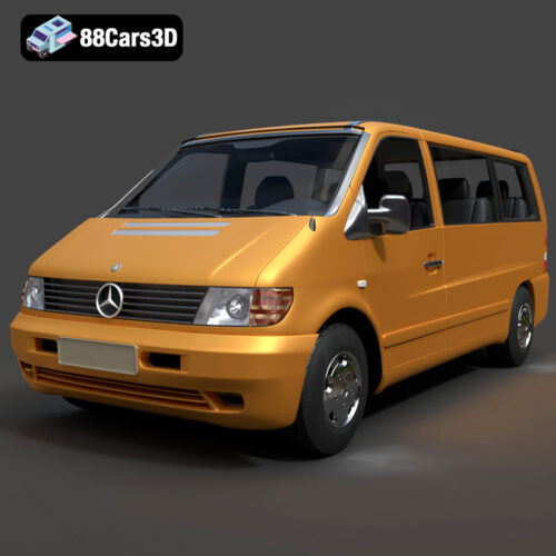 Mercedes-Benz Vito Passenger Van 3D Model