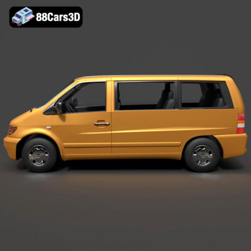 Mercedes-Benz Vito Passenger Van 3D Model