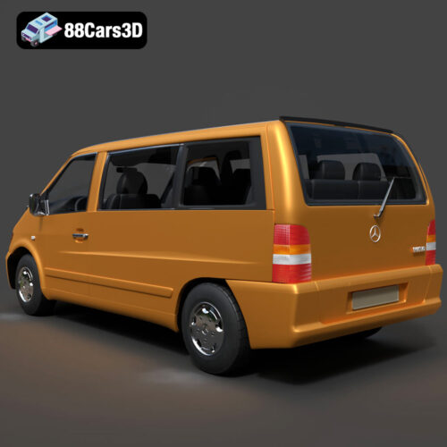 Mercedes-Benz Vito Passenger Van 3D Model