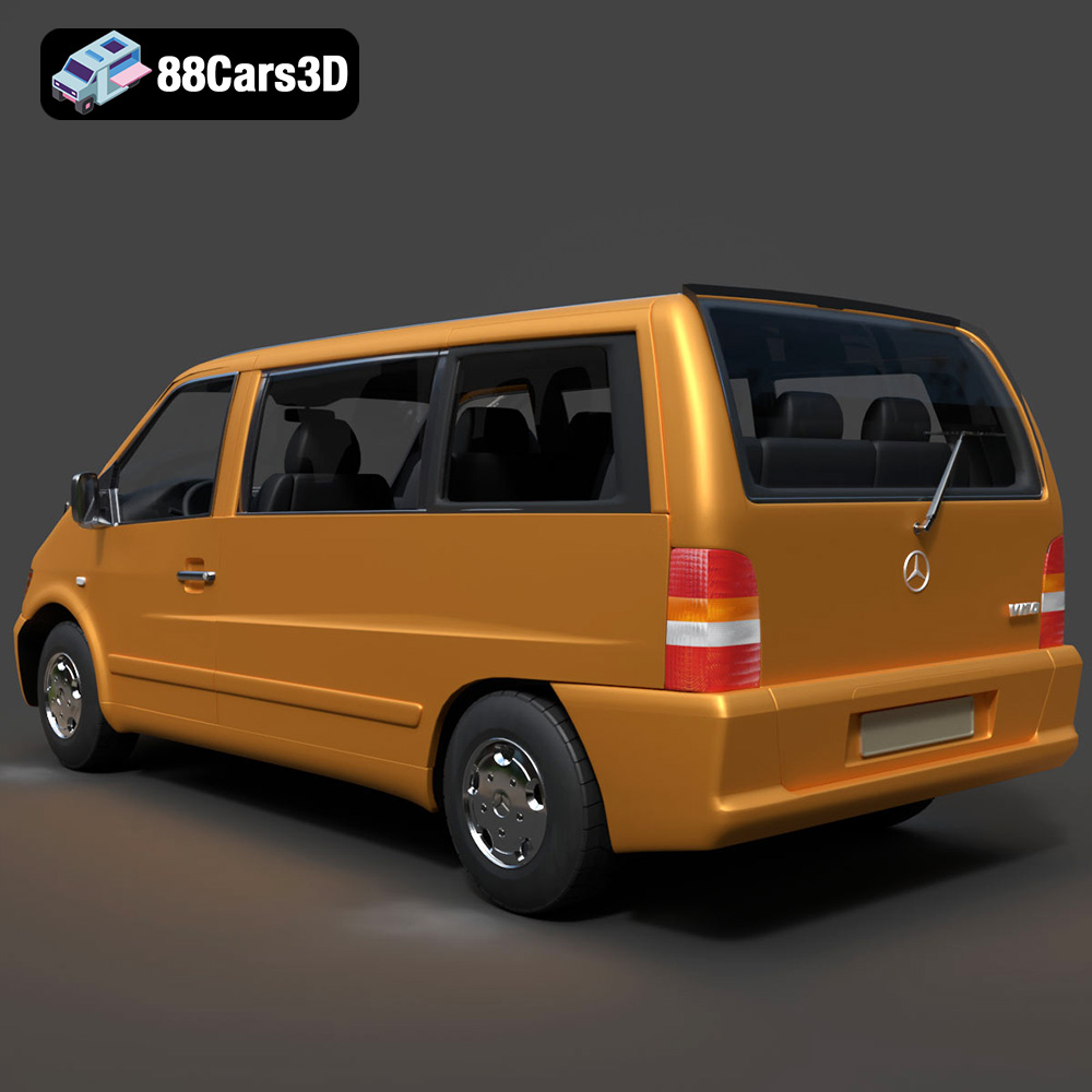 Mercedes-Benz Vito Passenger Van 3D Model