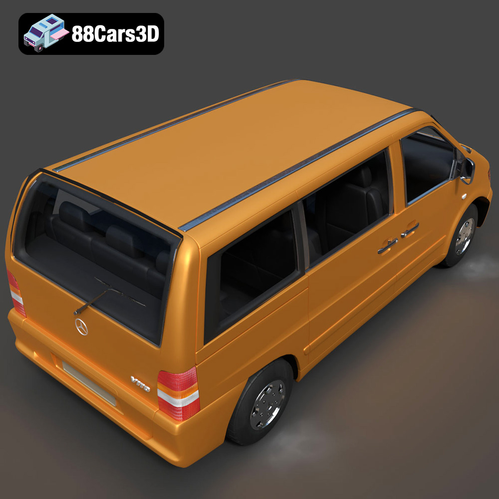Mercedes-Benz Vito Passenger Van 3D Model