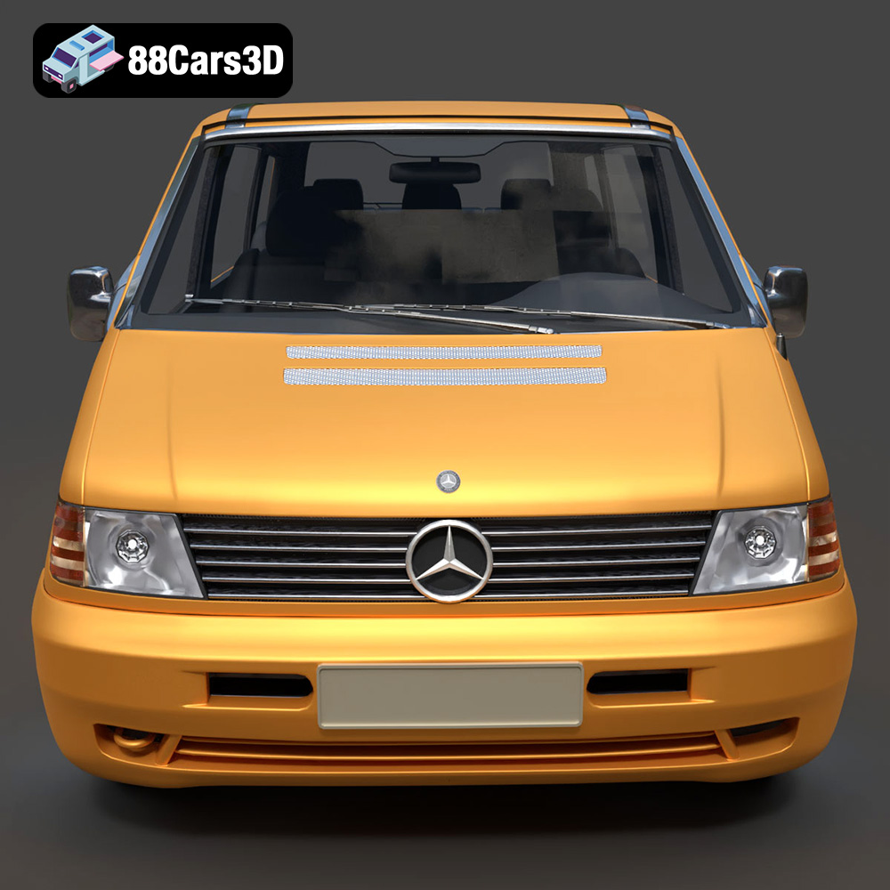 Mercedes-Benz Vito Passenger Van 3D Model