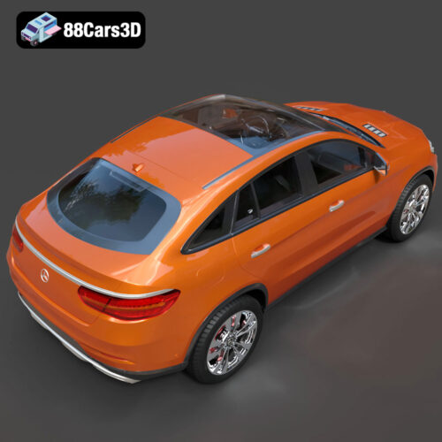 Mercedes-Benz GLE-Class Coupe 2014 3D Model 3D Printable STL