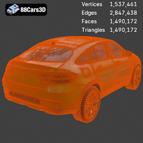 Mercedes-Benz GLE-Class Coupe 2014 3D Model 3D Printable STL