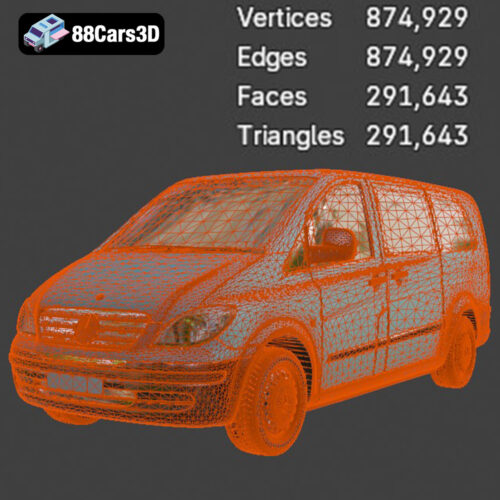 MercedesBenz_Vito_2005 3d model
