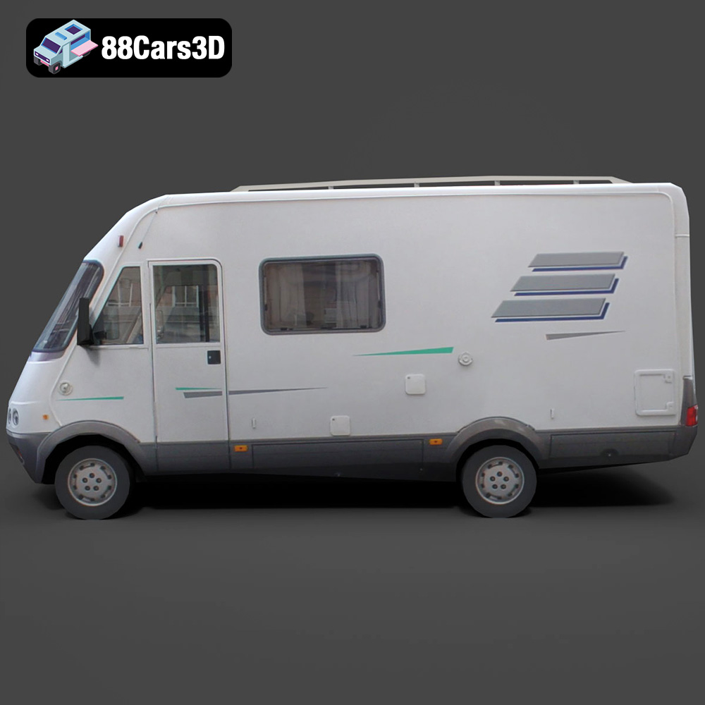 Generic Mini-Bus 3D Model