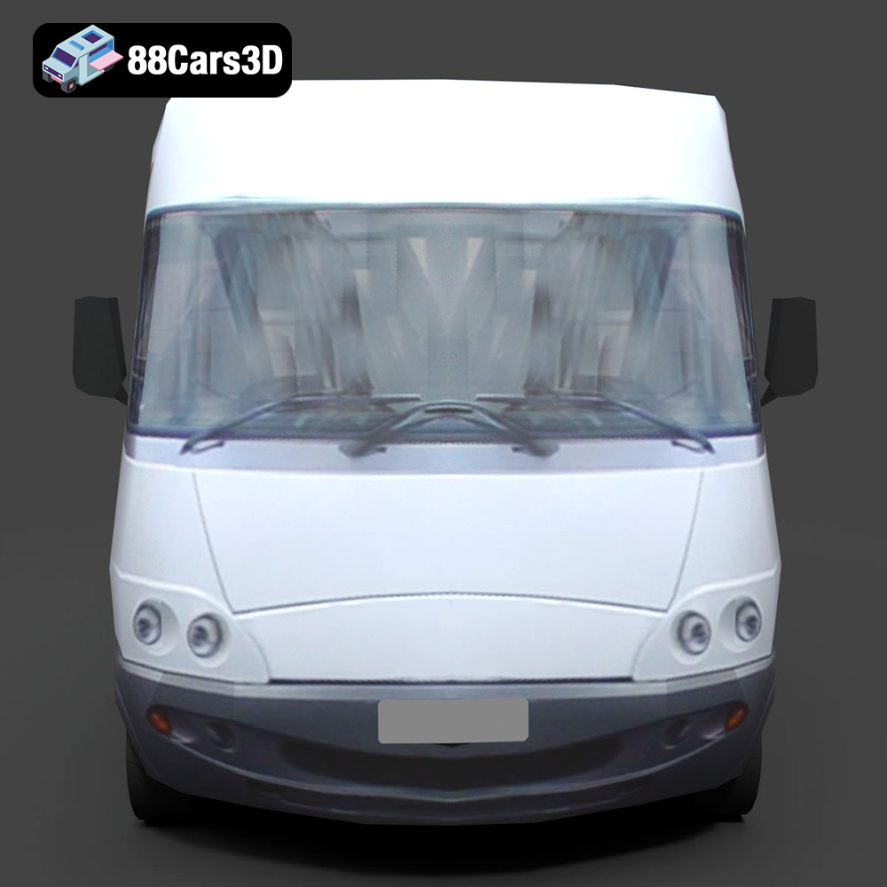 Generic Mini-Bus 3D Model