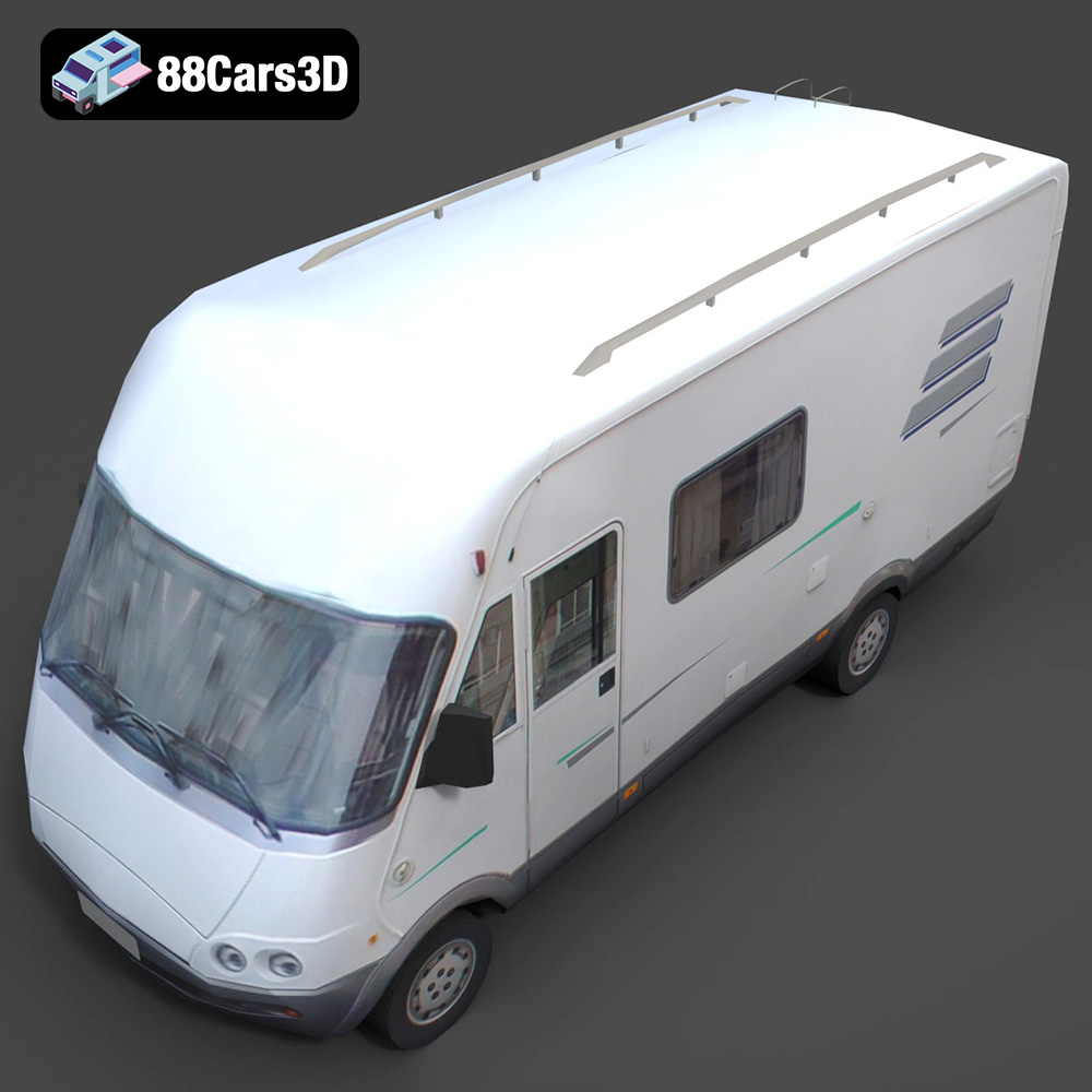 Generic Mini-Bus 3D Model
