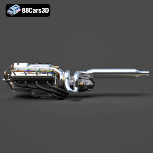 Sport Motor Engine 3D Model