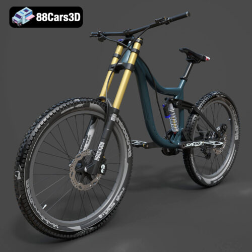 Mototsikly Downhill Bike-002 3D Model