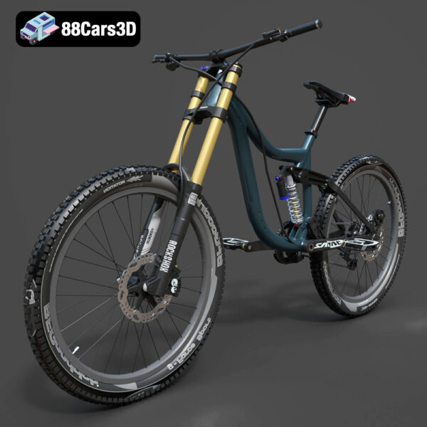 Mototsikly Downhill Bike-002 3D Model