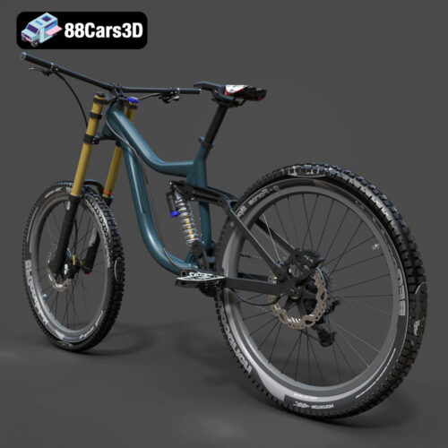 Mototsikly Downhill Bike-002 3D Model