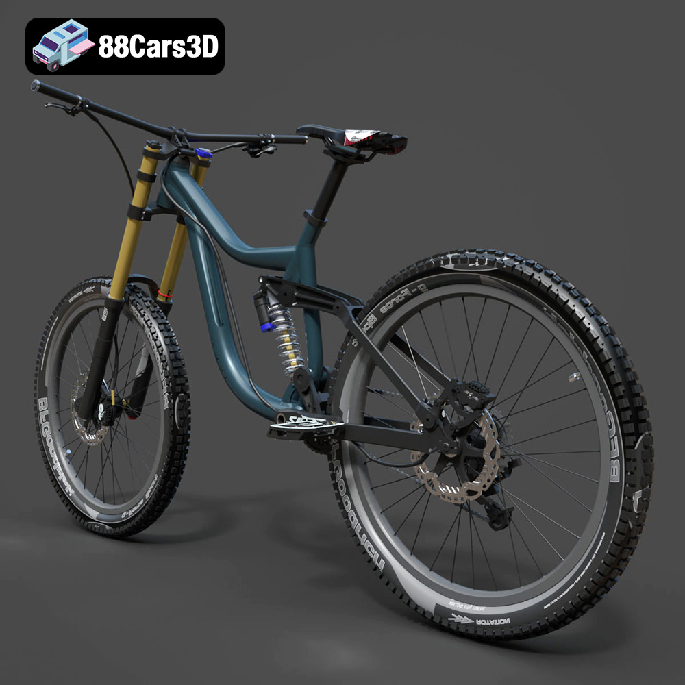 Mototsikly Downhill Bike-002 3D Model