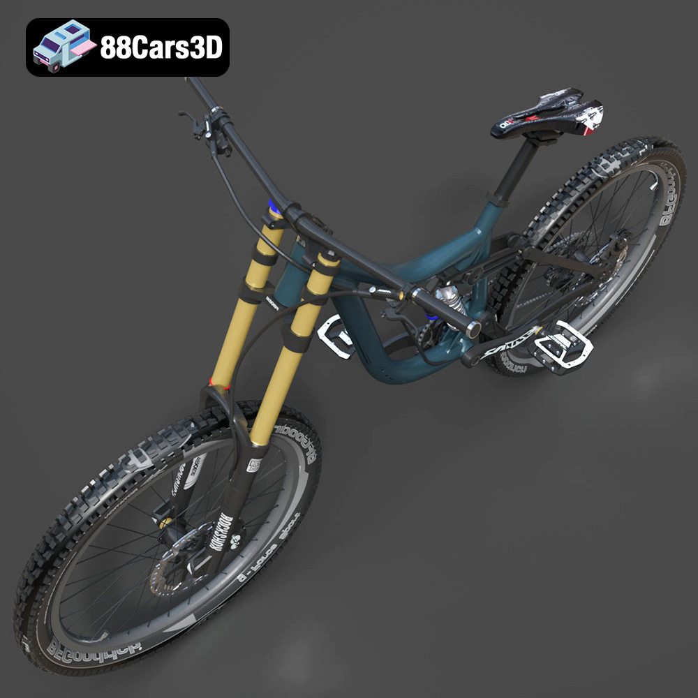 Mototsikly Downhill Bike-002 3D Model