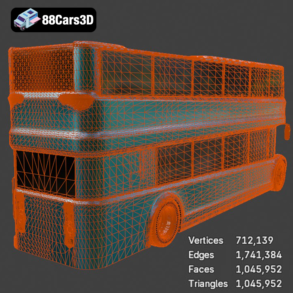 New Bus For London 3D Model