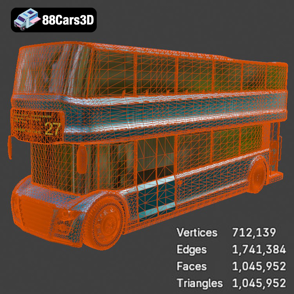 New Bus For London 3D Model